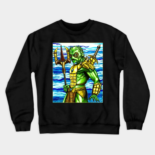 mer man Crewneck Sweatshirt by sapanaentertainment